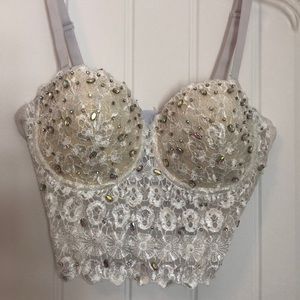 Windsor Reigning Lace Crop Top